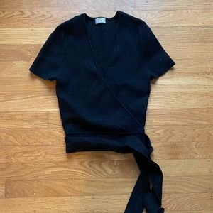 Aritzia little moon wrap top